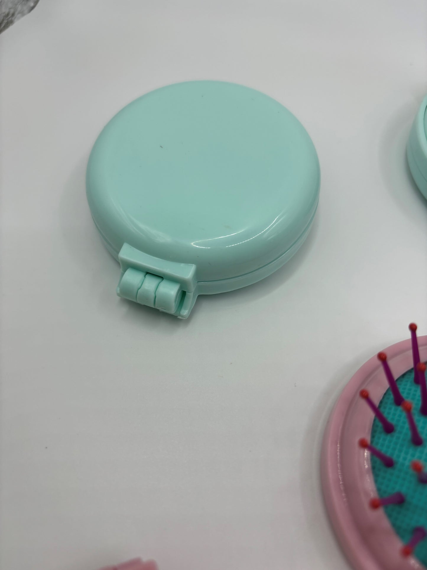 Mini Travel Mirror and Hair Detangle Brush