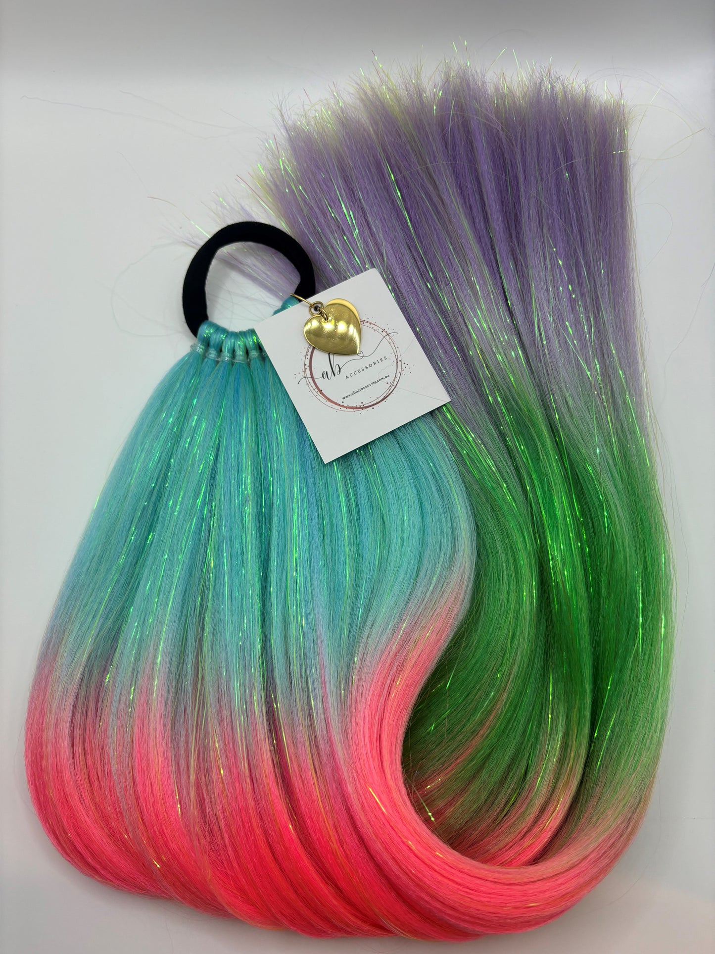 Charlie - Tinsel Aqua/Pink/Green/Purple